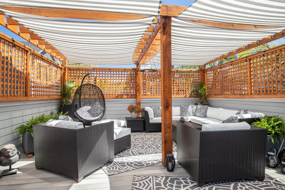 Chicago,,Il,,Usa,-,August,4,,2021:,A,Cozy,Rooftop